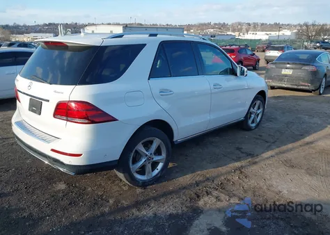 2018 Mercedes-Benz Gle 350 4Matic z USA, uszkodzony, nr VIN 4JGDA5HB8JB196238